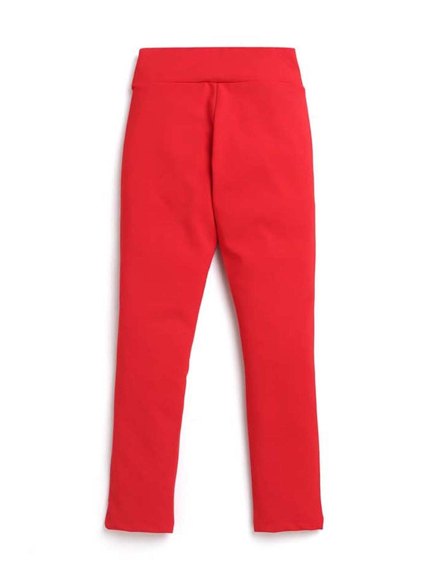 Tiny Girl Girls Red Regular Fit Pants