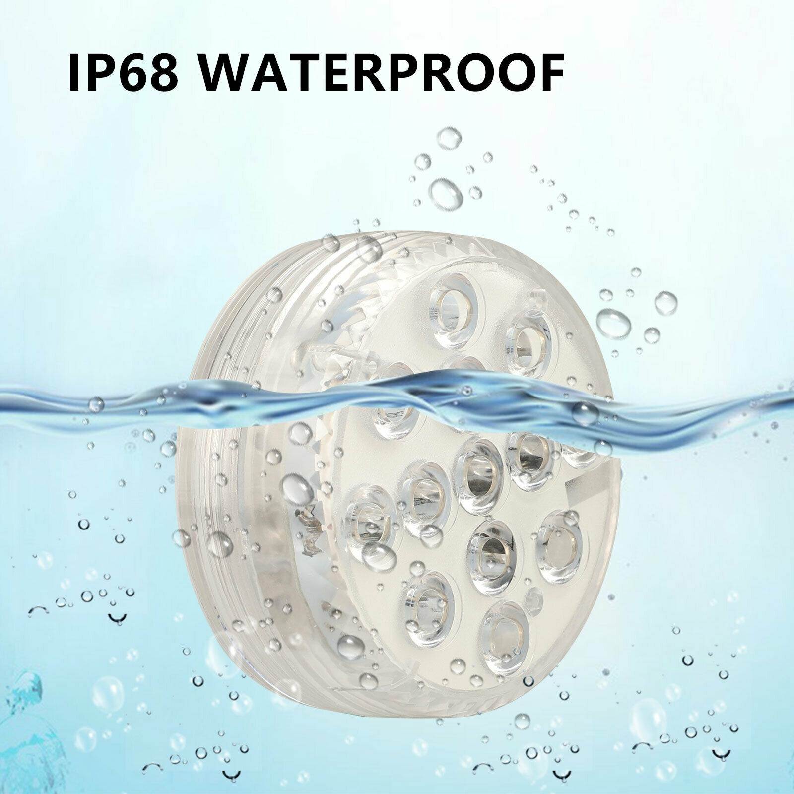 New Swimming Pool Light RGB LED Bulb Remote Control Underwater Color Vase Decor