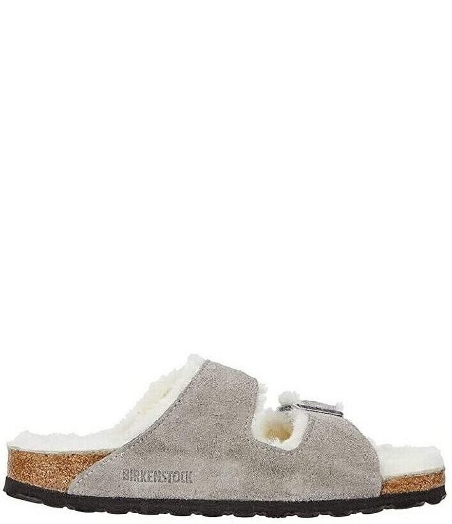 Birkenstock Women's Arizona Suede Shearling Sandals