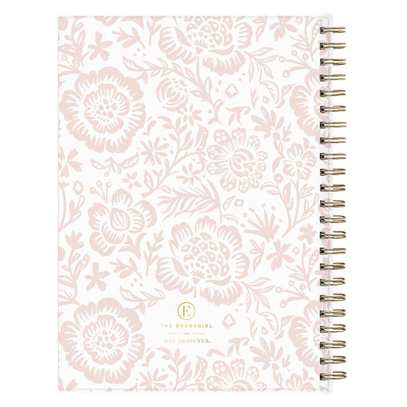 2021 Planner Notes 5.875" x 8.625" Frosted Plastic Monthly Wirebound Sadie - The Everygirl Planner