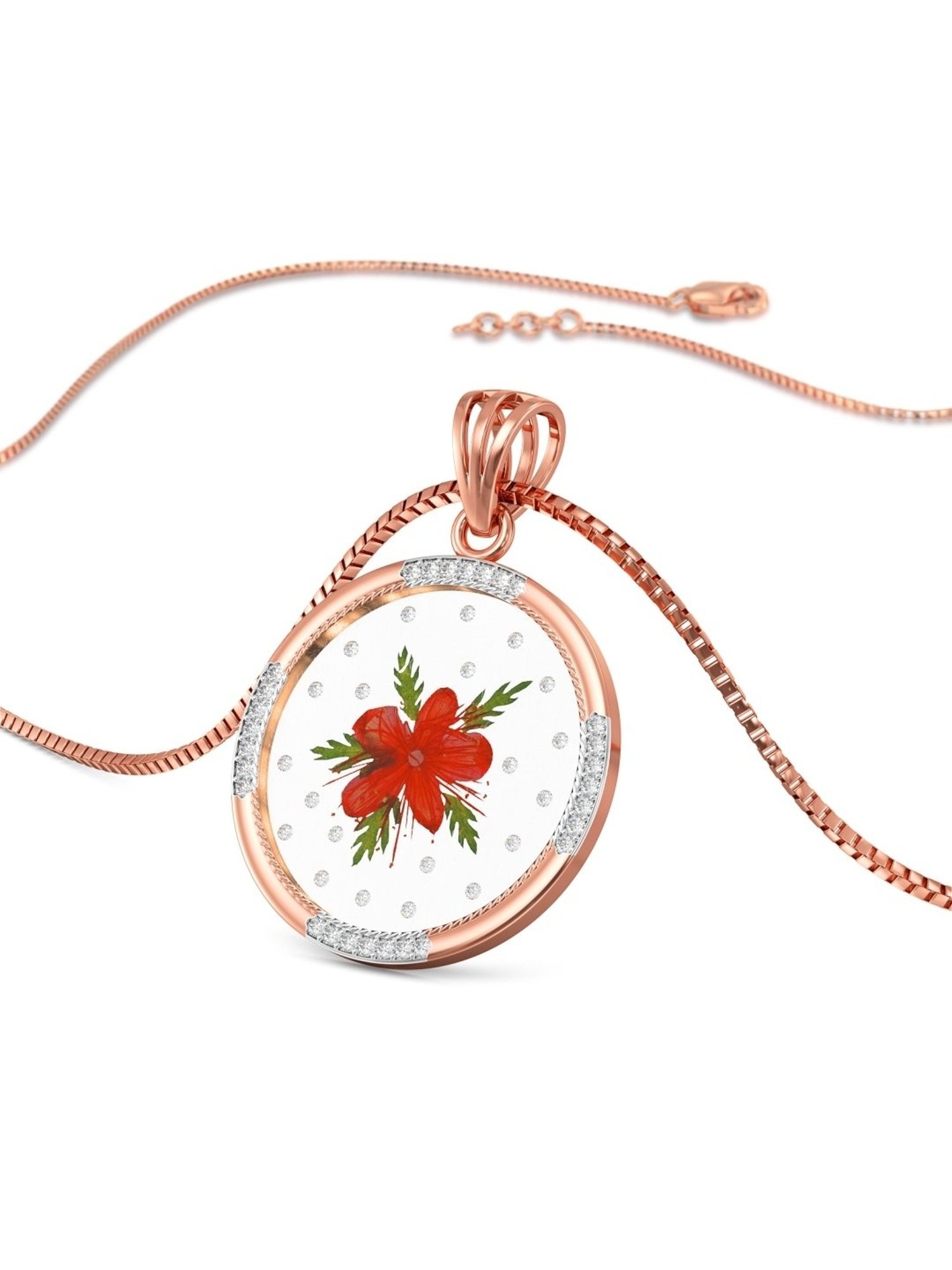 Joyalukkas 18k Gold Luminous Diamond Pendant