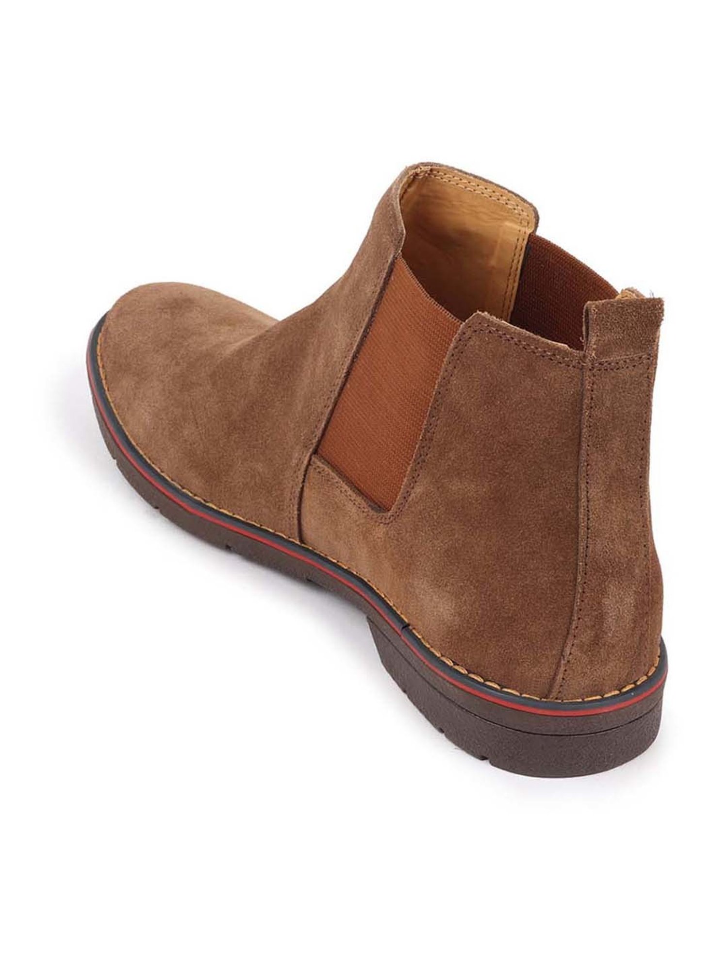 Fausto Men's Light Brown Chelsea Boots