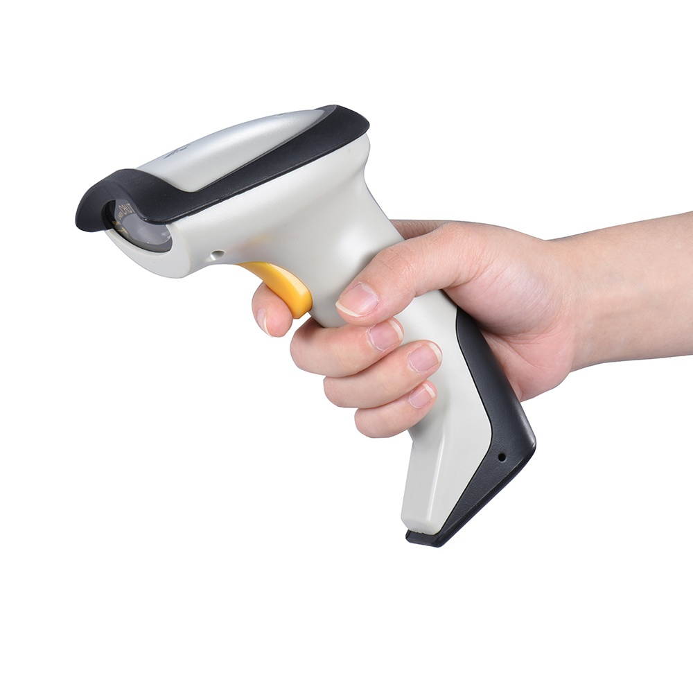 Automatic/ Manual Wireless Bluetooth Handheld 1D Barcode Scanner Reader Supports Reverse Type Bar Code Scanning for Android iOS Windows(XP/W7/W8) System for iPad iPhone Tablet Computer