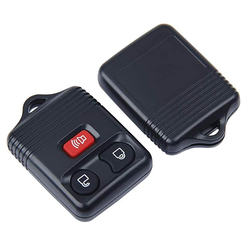 2 Replacement Keyless Entry Remote Key Fob Clicker Transmitter for Ford 19982016 F150 F250 F350 Mazda Mercury Lincoln 3 Button