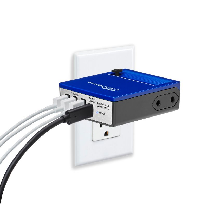 Travel Smart by Conair All-in-One Adapter  with USB Port