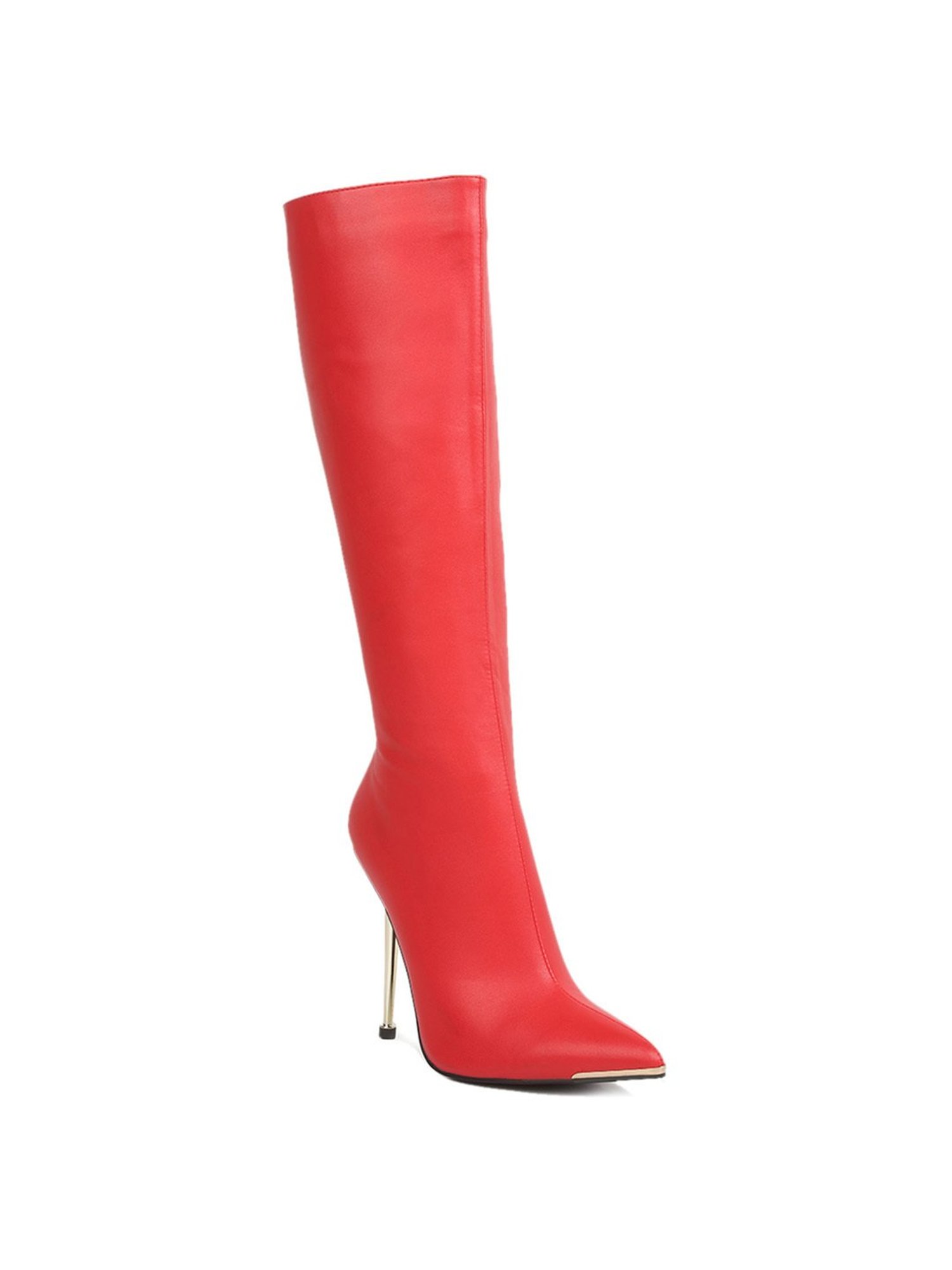 London Rag Women's Red Stiletto Booties