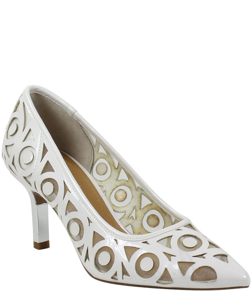J. Renee Jameena Patent Laser Cut Pumps