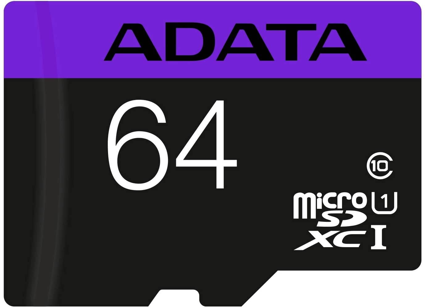 ADATA AUSDX64GUICL10-RA1 Premier 64 GB micro SDHC/SDXC UHS-I U1 Memory Card with One Adapter