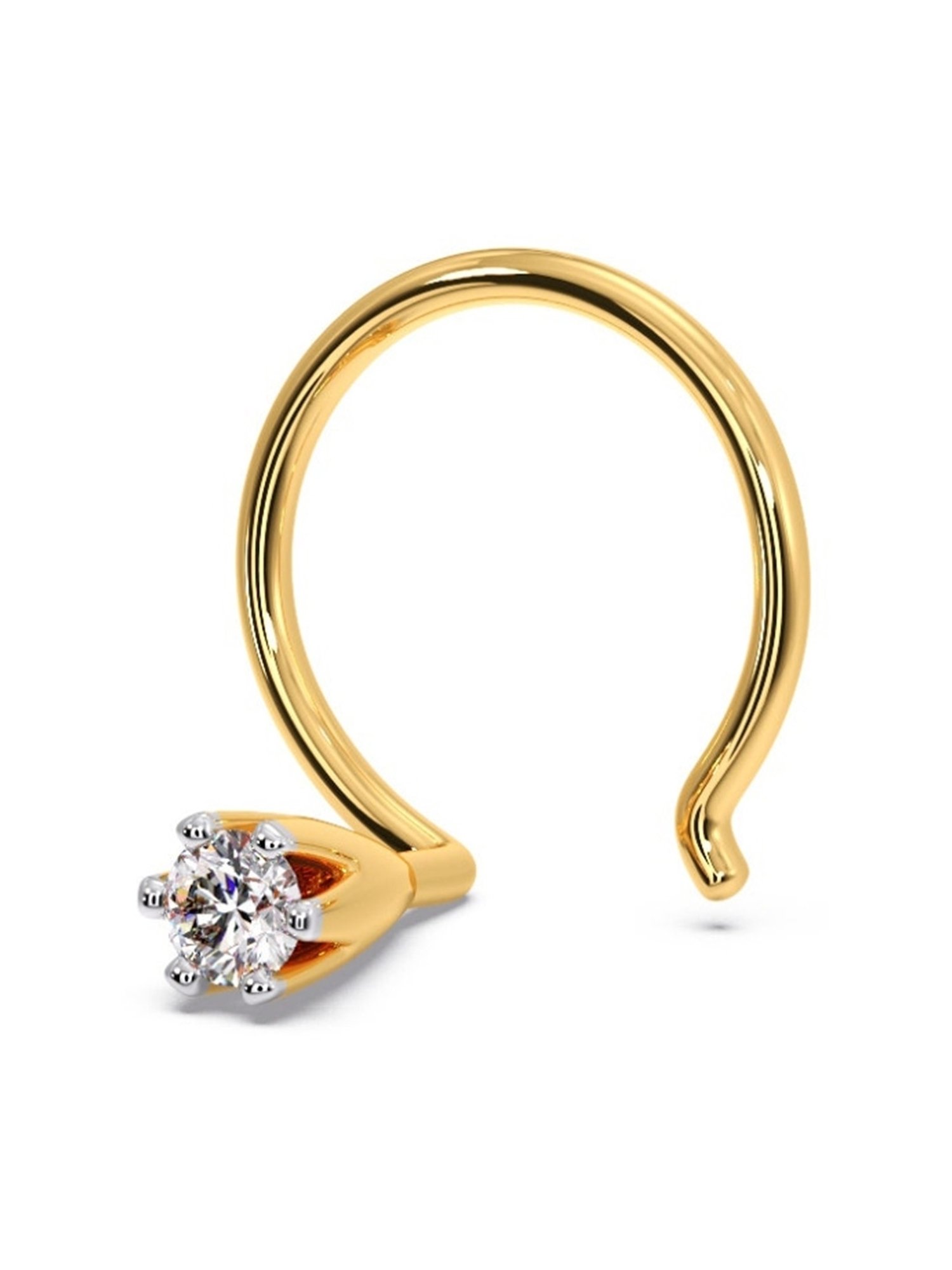 Joyalukkas 18k Gold & Diamond Nosepin