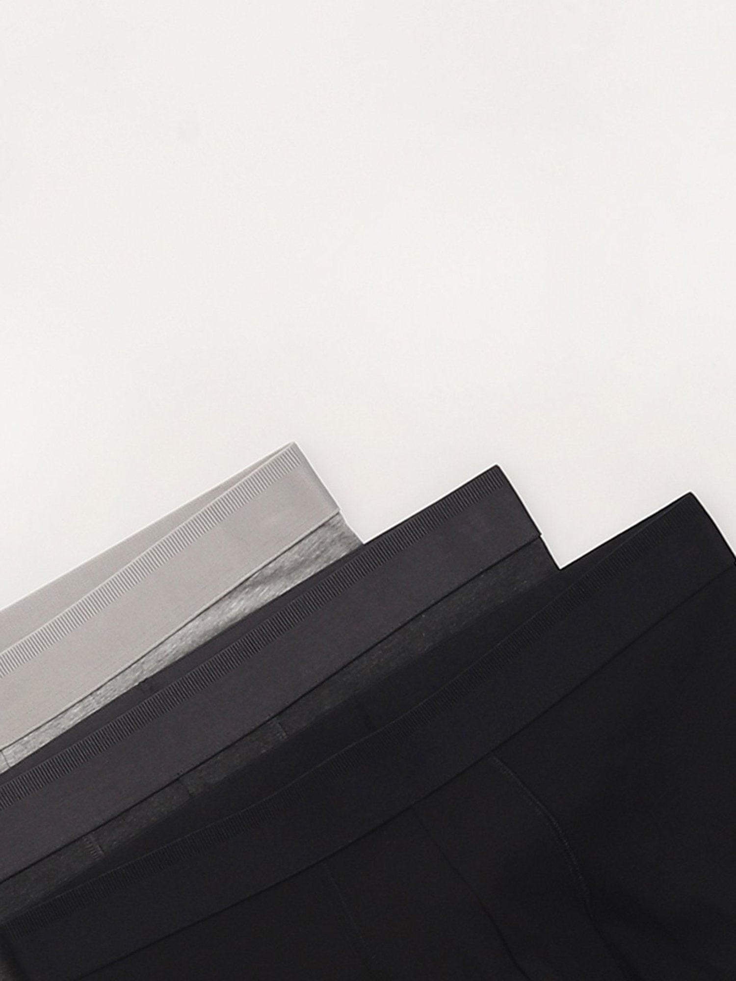 WES Lounge by Westside Plain Grey Trunks - Pack of 3