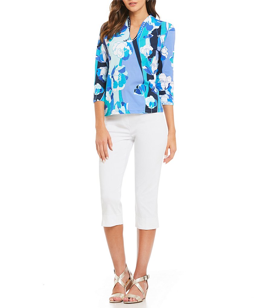 Ruby Rd. Pull-On Solar Millennium Cropped Capri