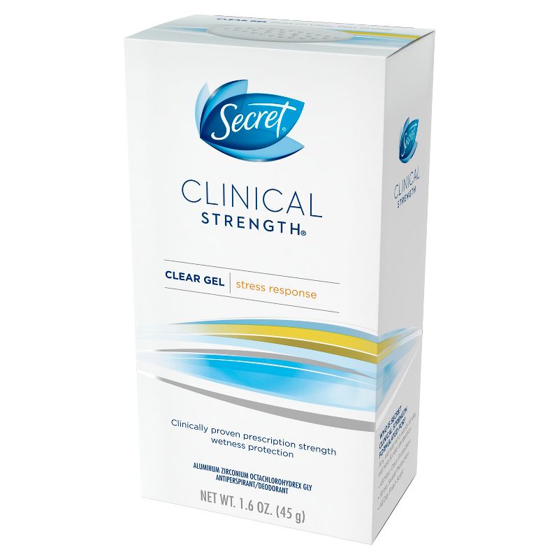 Secret Clinical Strength Antiperspirant & Deodorant Clear Gel Stress Response - 1.6oz