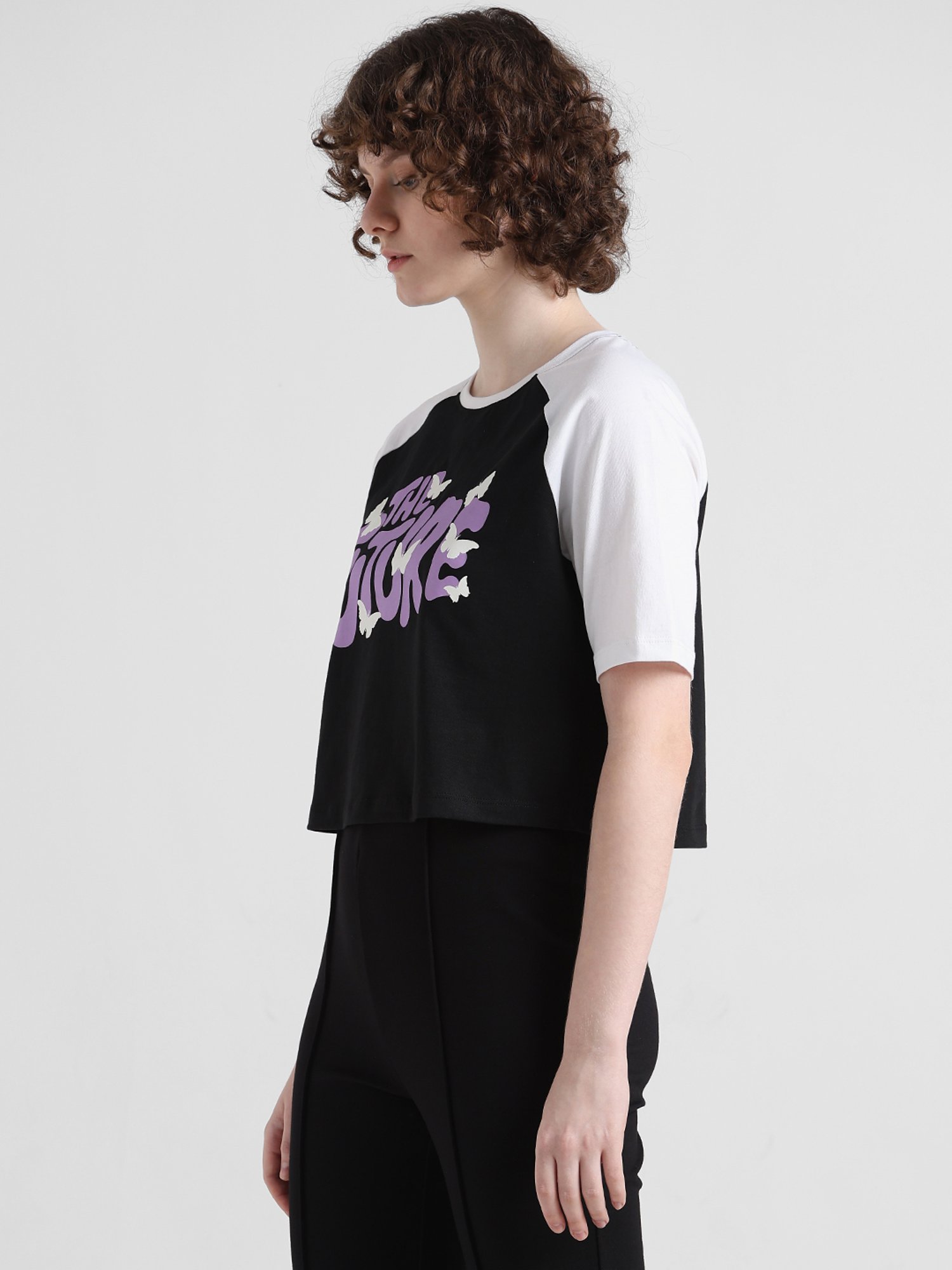 Only Black Graphic Print T-Shirt