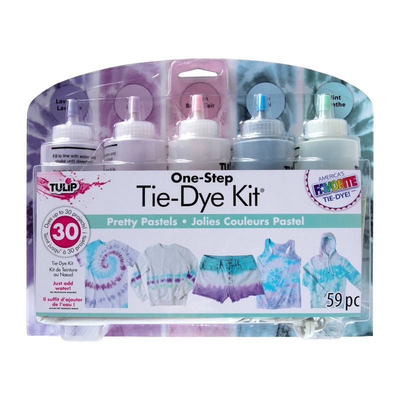 One-Step 5 Color Tie-Dye Kit Pretty Pastels - Tulip Color