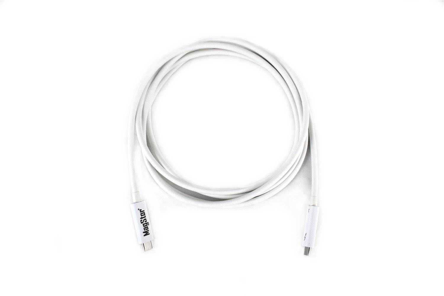 MagStor (Intel Certified) Thunderbolt 3 (40Gbps) Active cable 2M, 6ft (White)