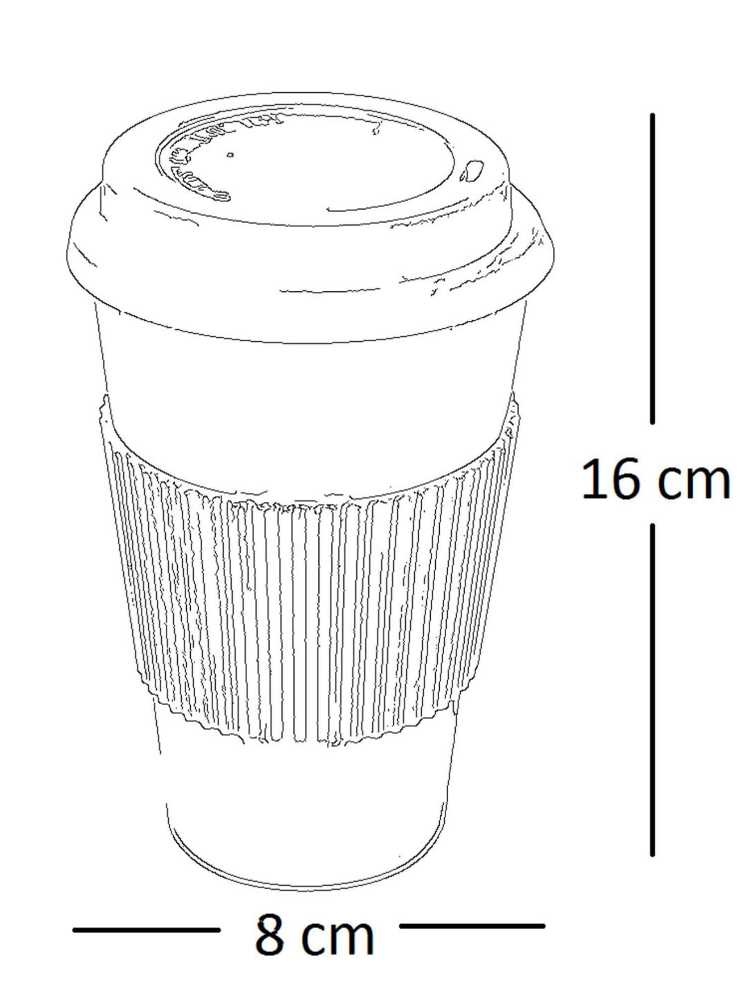 Freelance Dark Pink Bamboo Set of 1 Mugs