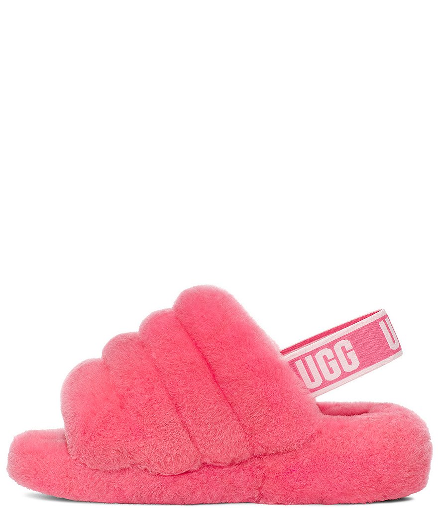 UGG&reg; Logo Fluff Yeah Fur Slides