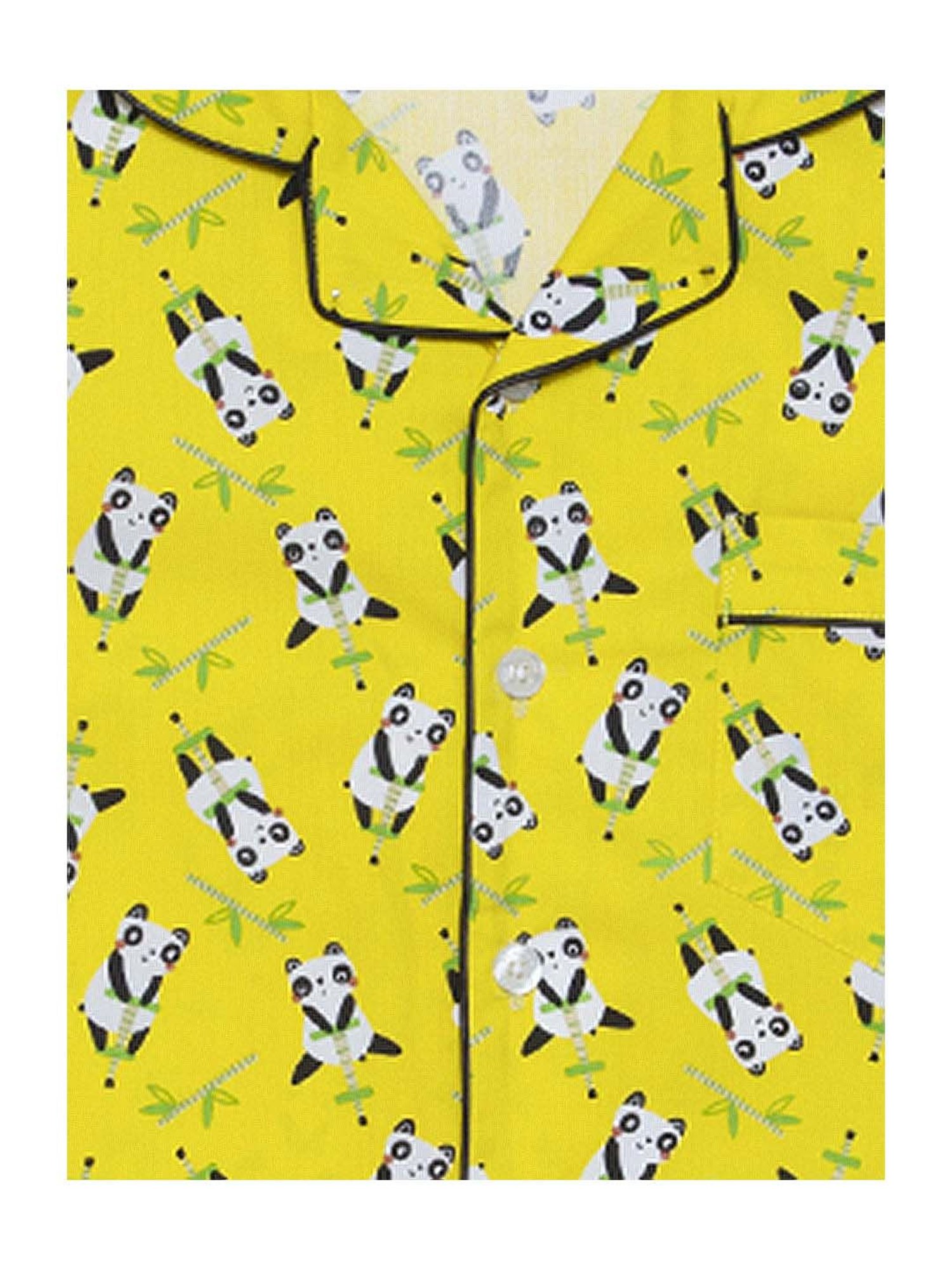 Fluffalump Boys Multicolor Cotton Printed Nightwear Top & Pants Set