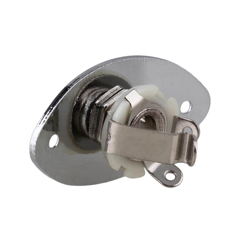 BQLZR Output Jack Plate Oval Mounting Screws for Electric Guitar Set of 10