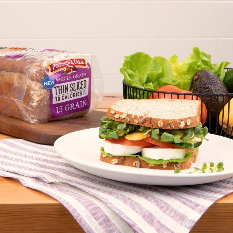 Pepperidge Farm 15 Grain Thin Sliced Bread - 22oz