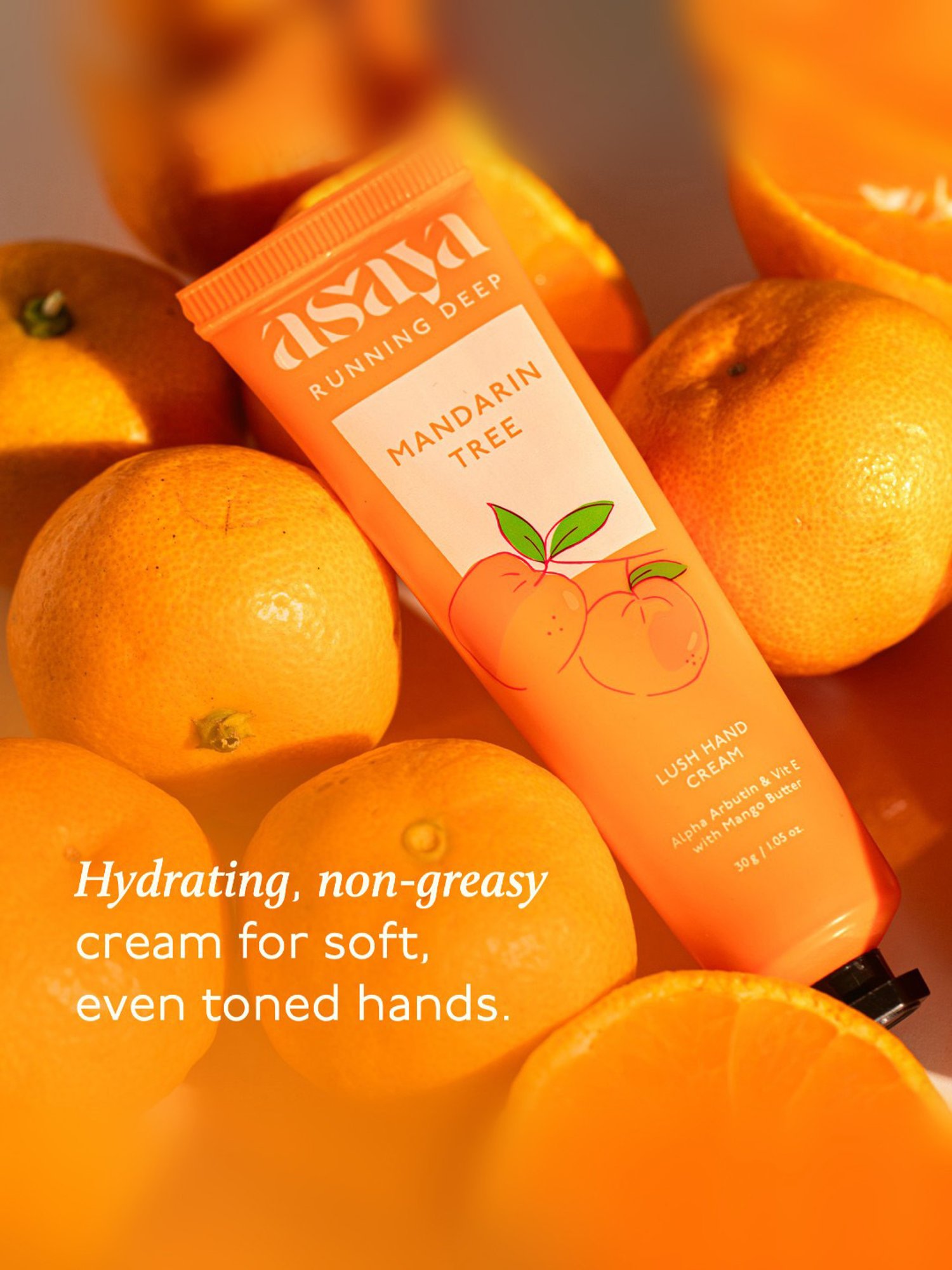 Asaya Sunscreen Spray, Bath and Shower Oil & Lush Hand Cream - Pack of 3