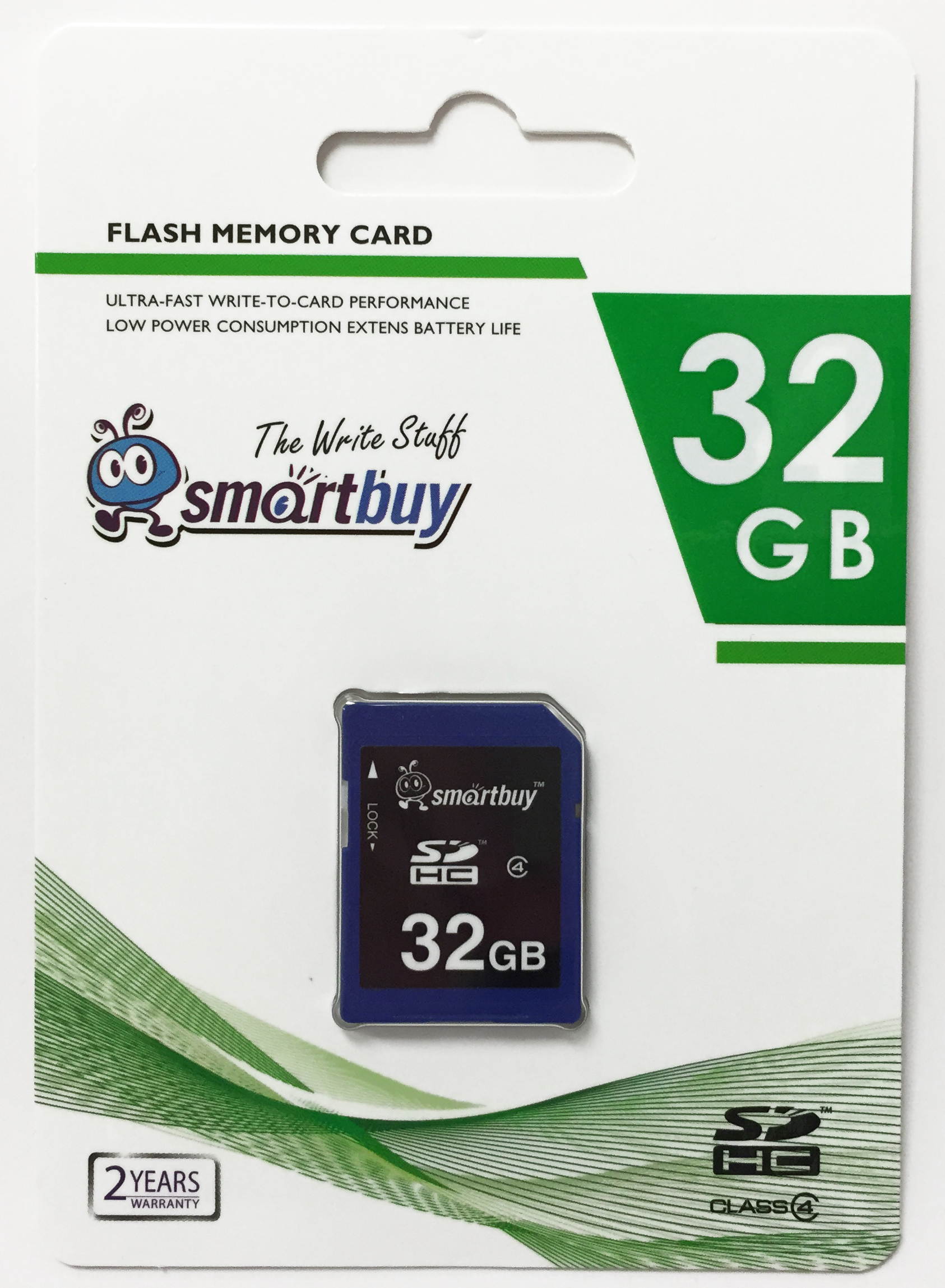 Smartbuy SDHC Class 4 Flash Memory Card SD HC Secure Digital C4 Fast Speed for Camera (16GB - 2 Packs)