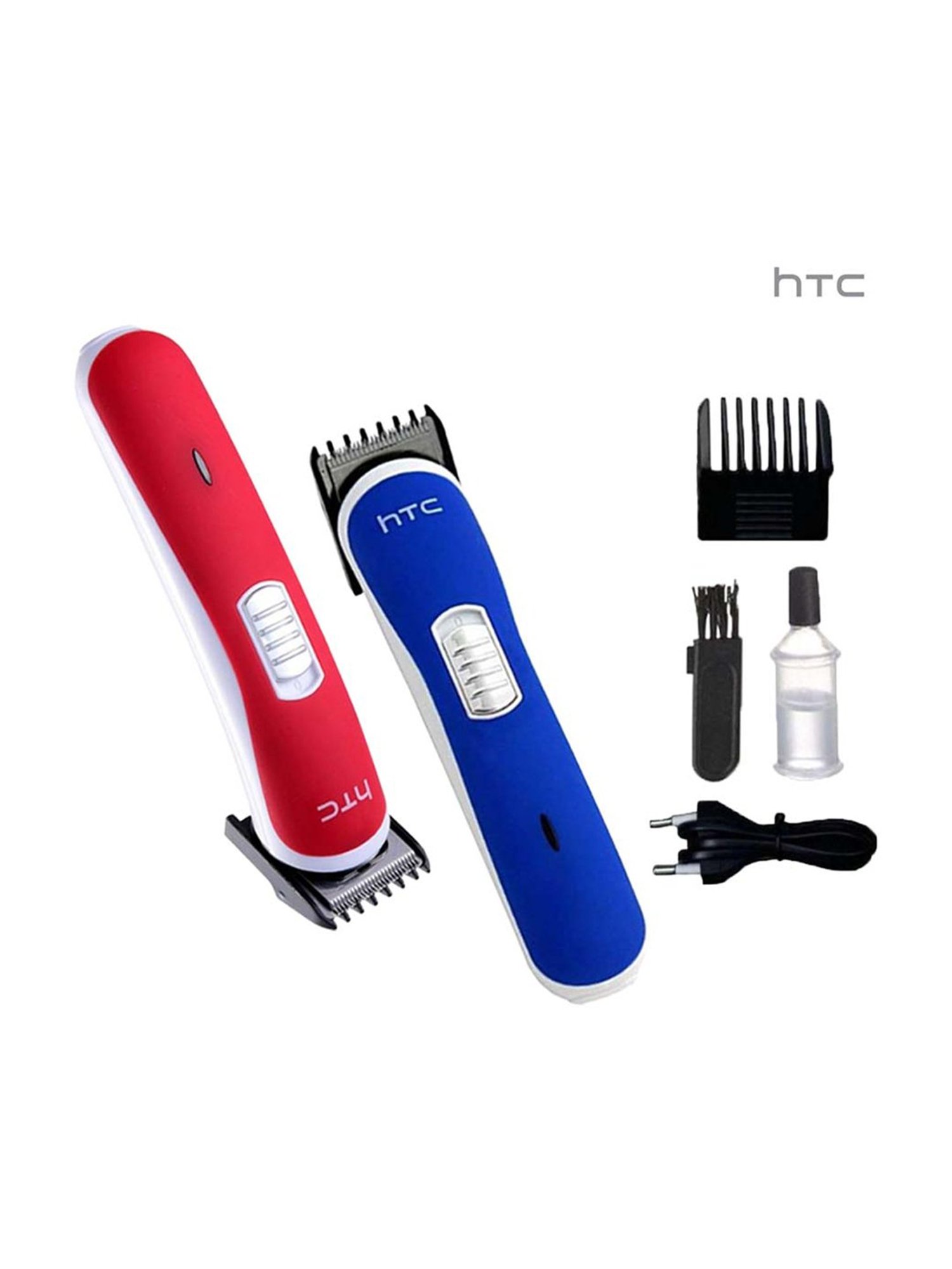 HTC AT 1103 B Rechargable Trimmer with 60 min Runtime (Colour May Vary - Red / Blue)