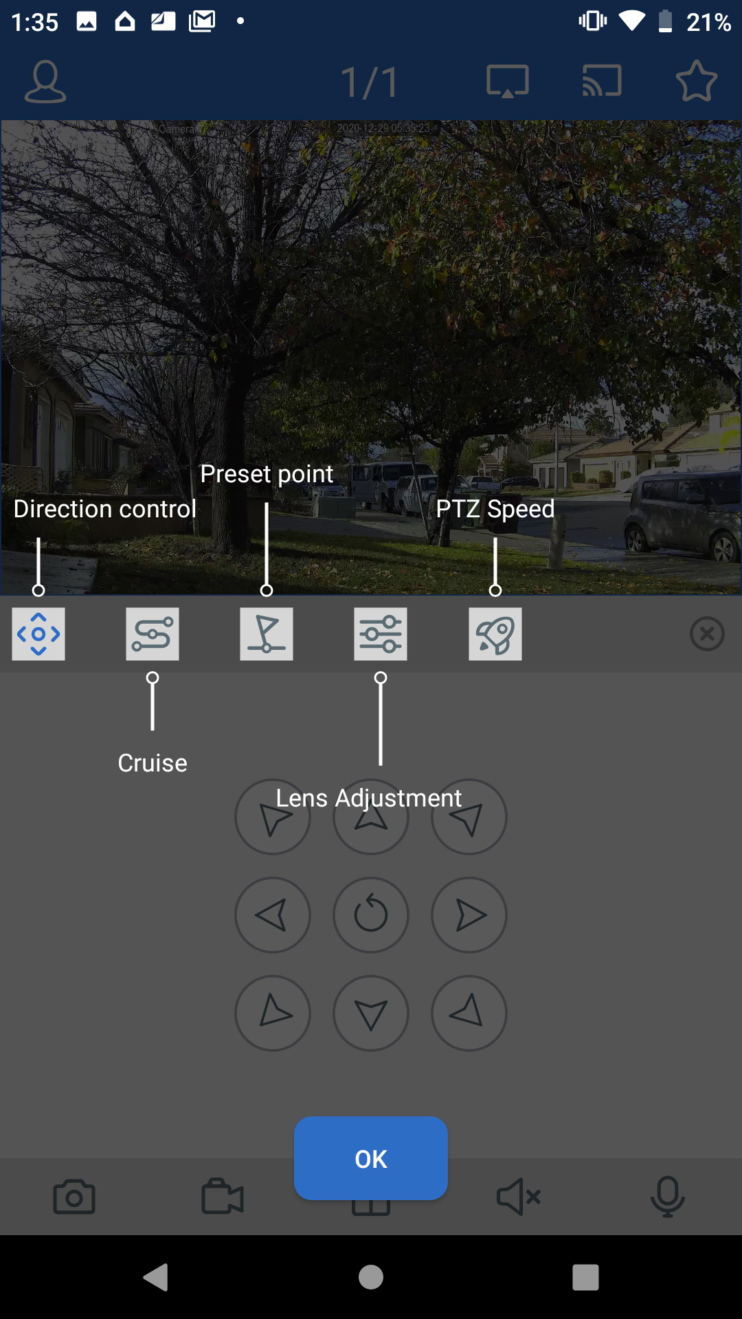 Camius 5MP PoE IP Dome Security Camera with Audio (built-in microphone), Wide view 2.8mm Lens, 30-100ft Night Vision, Onvif, Wired Ethernet, PC, Mac software, Web-Browser, Camera app View - Iris528A