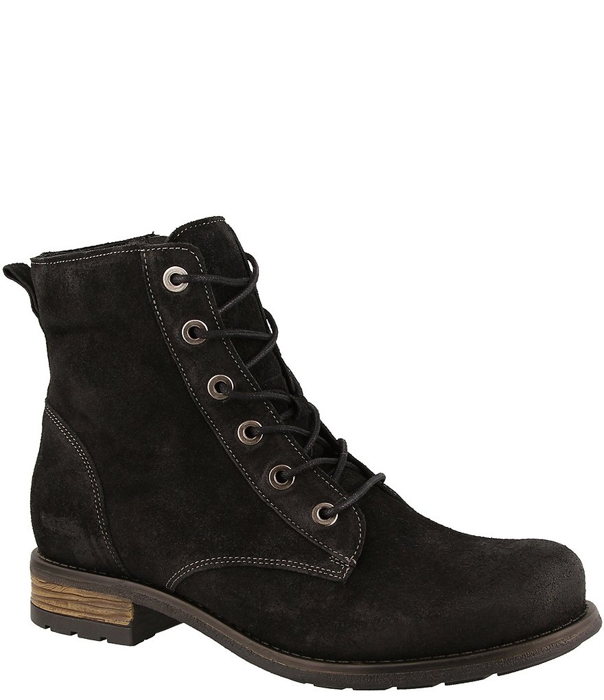 Taos Footwear Boot Camp Suede Faux Fur Lined Booties