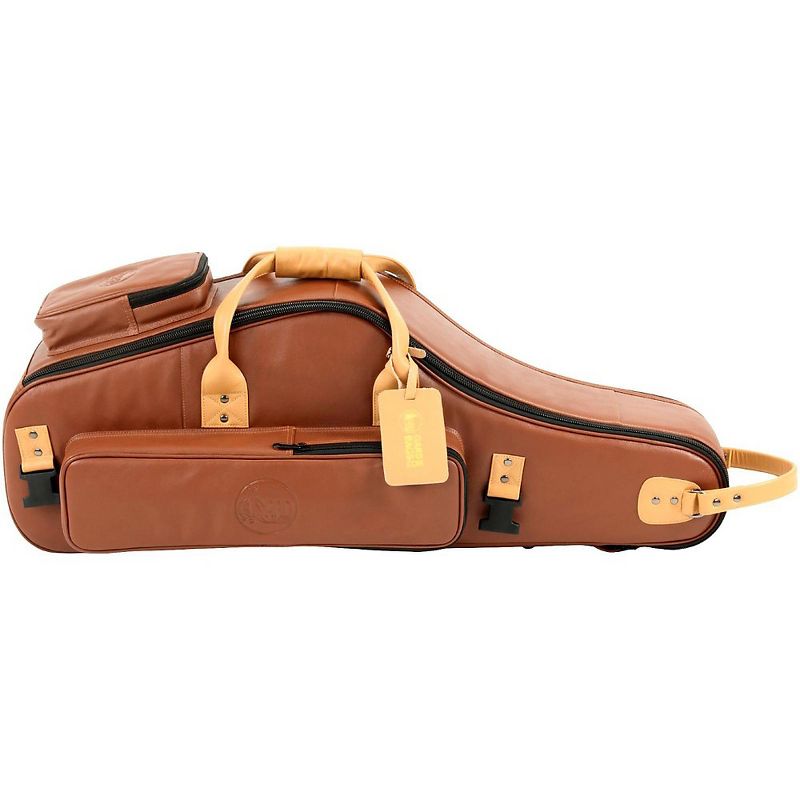 Gard Designer Leather Tenor Saxophone Gig Bag Brown Black