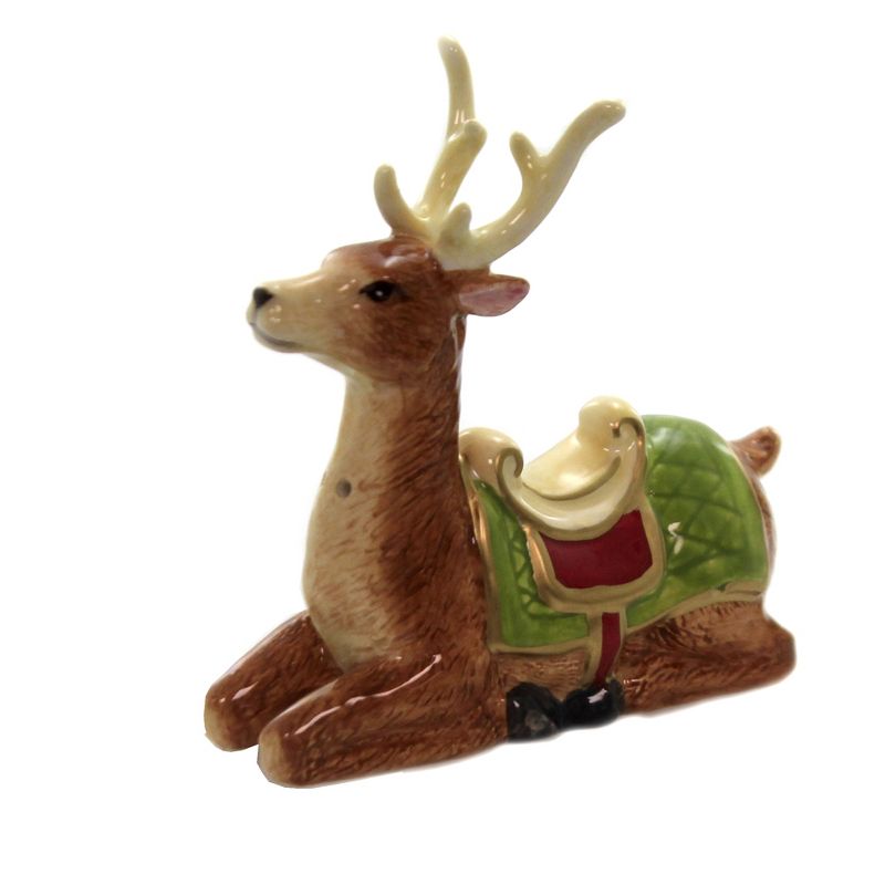Tabletop 4.0" Sled And Deer Salt/Pepper Christmas Tree Presents Cosmos Gifts Corp.  -  Salt And Pepper Shaker Sets
