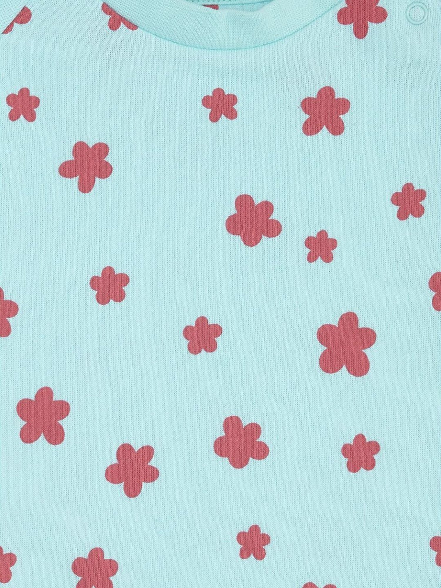 Pantaloons Baby Aqua Blue Cotton Printed Full Sleeves Sweatshirt