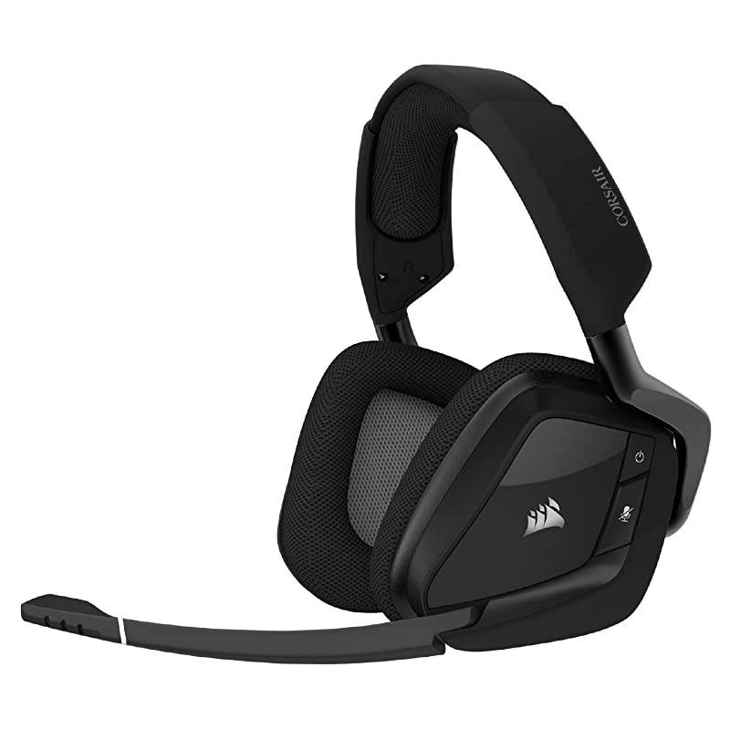 Void RGB Elite Wireless Premium Gaming Headset with 71 Surround Sound Carbon