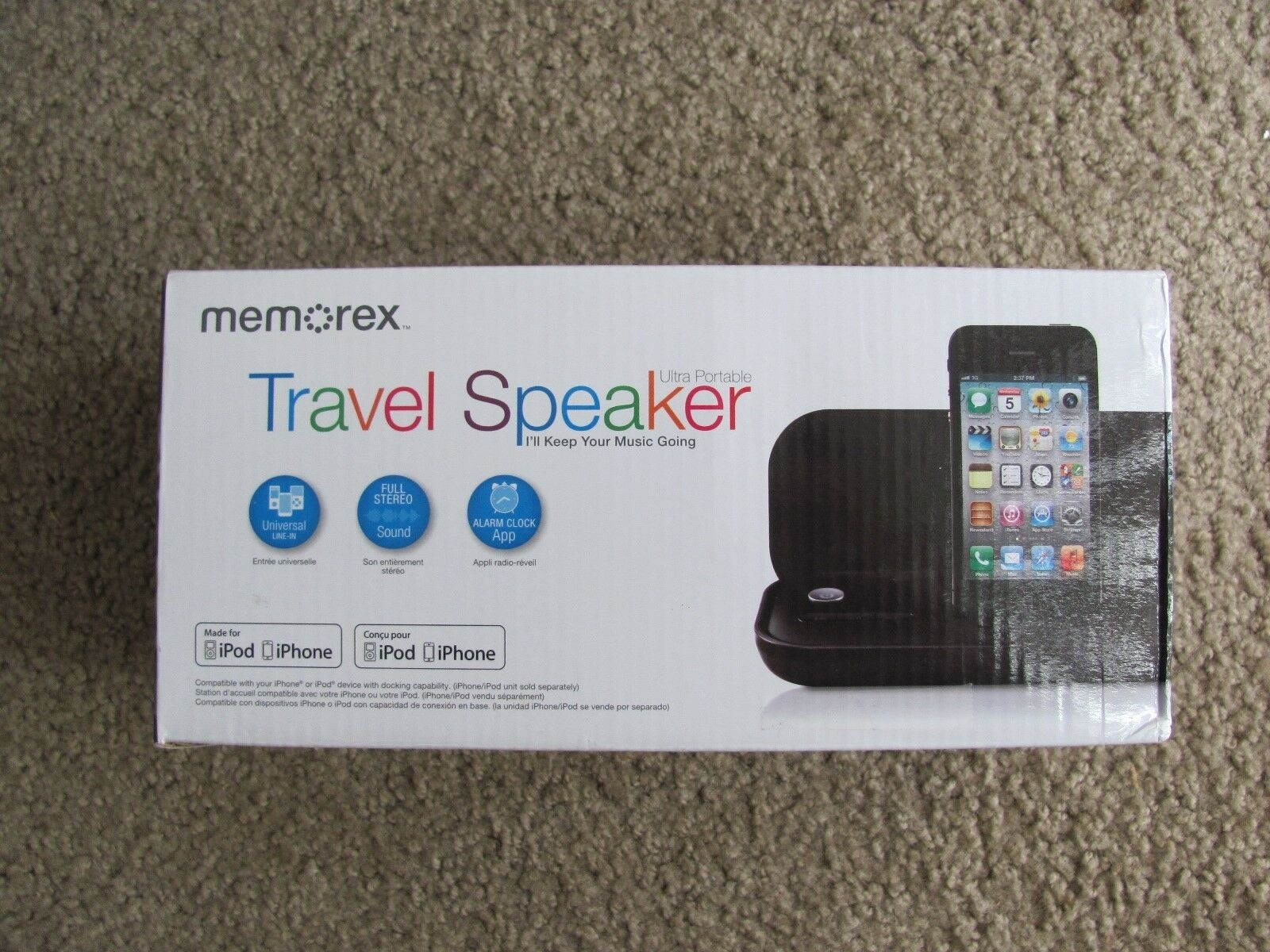 Memorex MA3122BK Ultra Portable Travel Speaker
