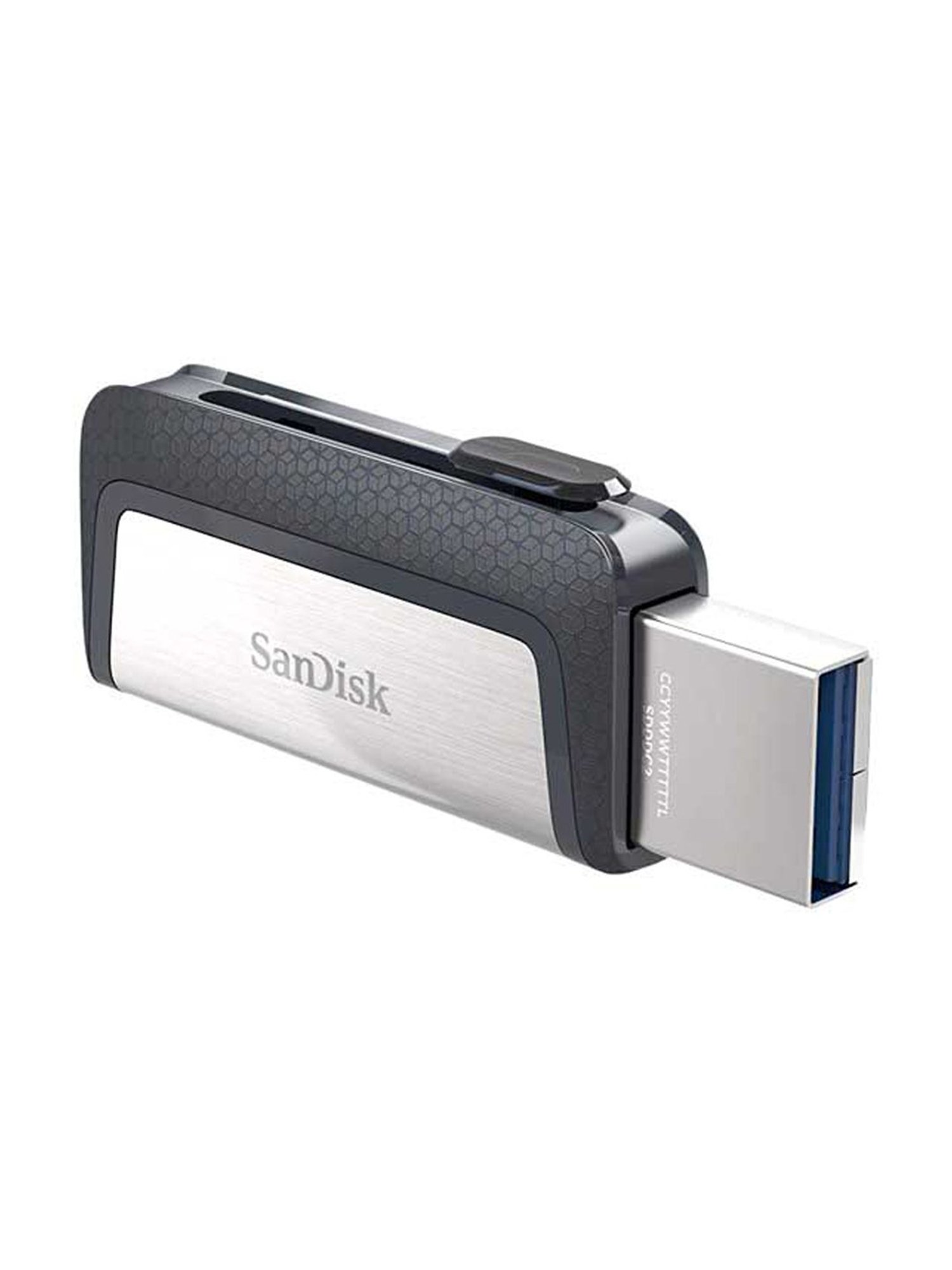 SanDisk Ultra SDDDC2-256G-G46 256 GB Dual Drive USB Type C Reversible Connector, OTG (Black/Silver)