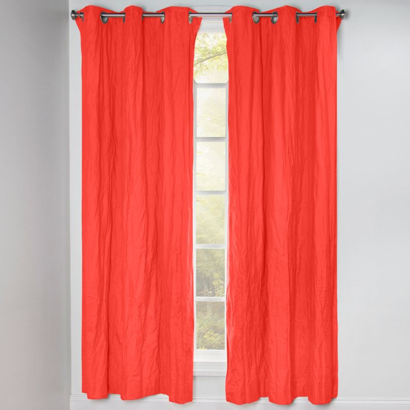 Crayola Pointillist Pansy Curtain Panel