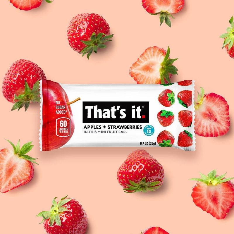 That's It. Strawberry Banana Mini Fruit Bars - 10ct/7oz