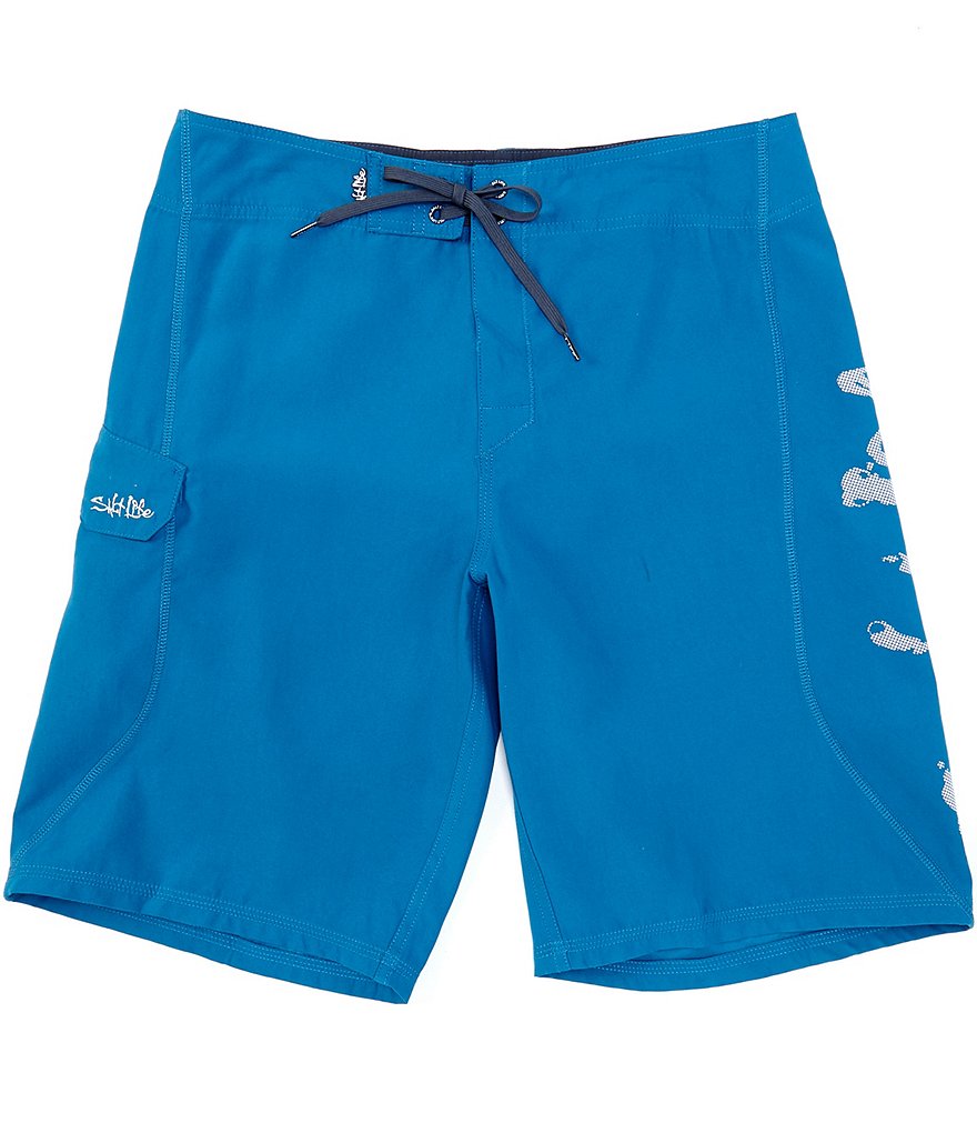 Salt Life Stealth Bomberz 22#double; Outseam Board Shorts