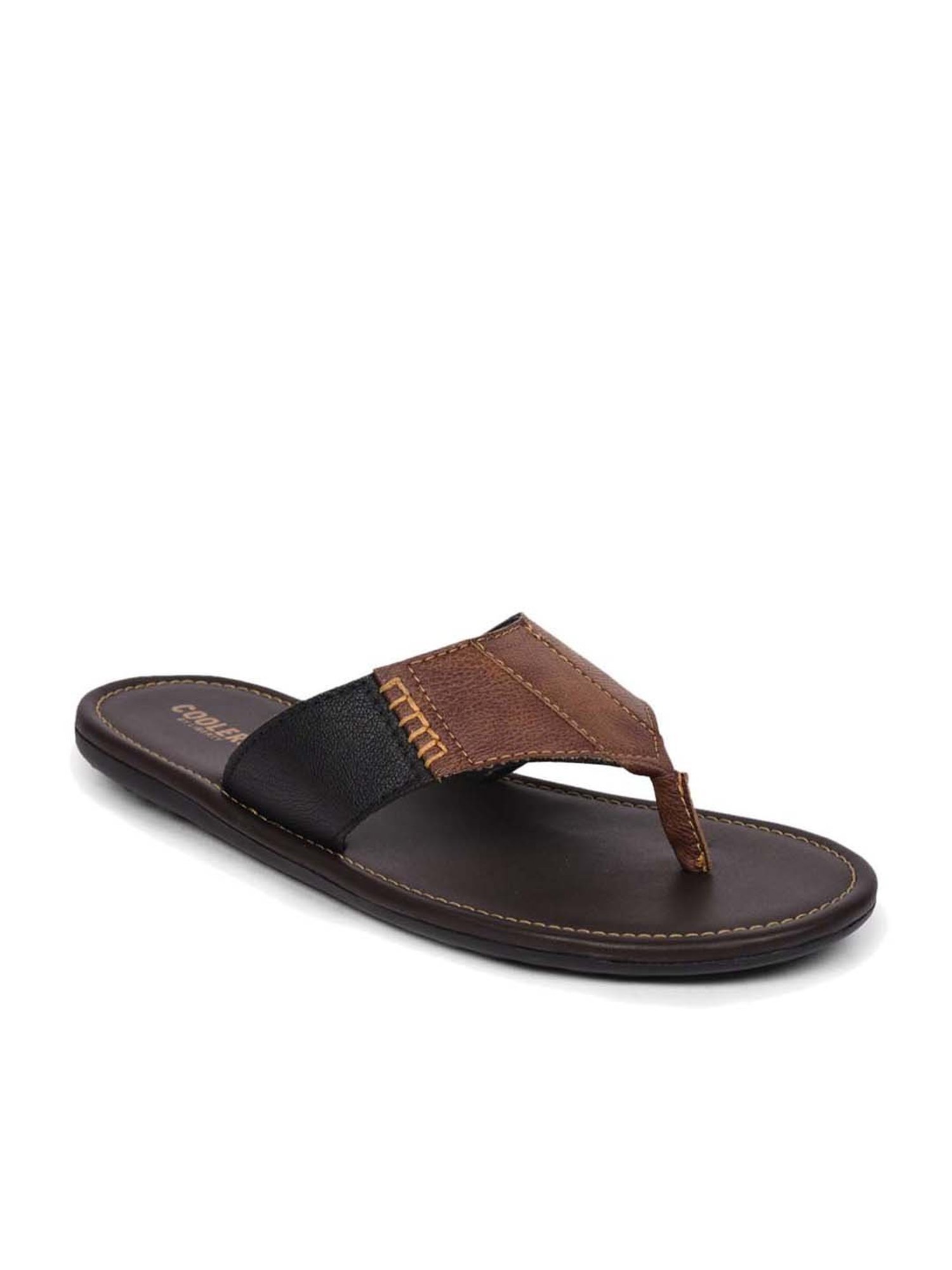 Coolers by Liberty Men's Tan Thong Sandals