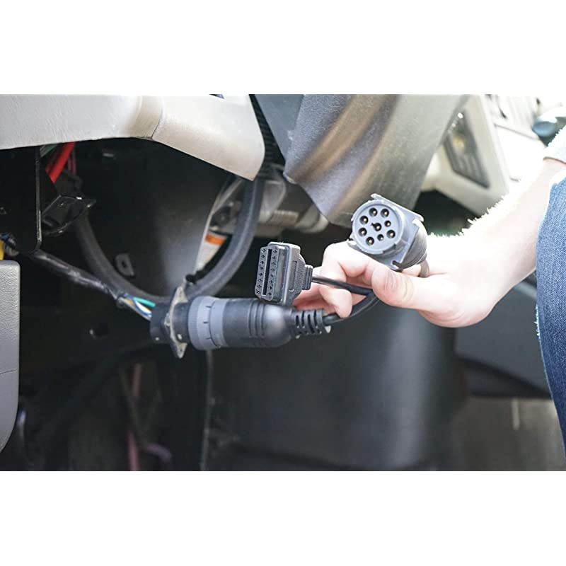 OBD 2 High Speed Extension Splitter YCable 9 Pin Male amp Female to 16 Pin Adapter| for Trucks amp Cars Connect to Trackers Diagnosis Radio and More