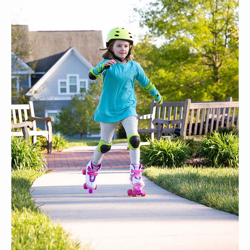 HearthSong One2Go Adjustable Roller Skates for Kids