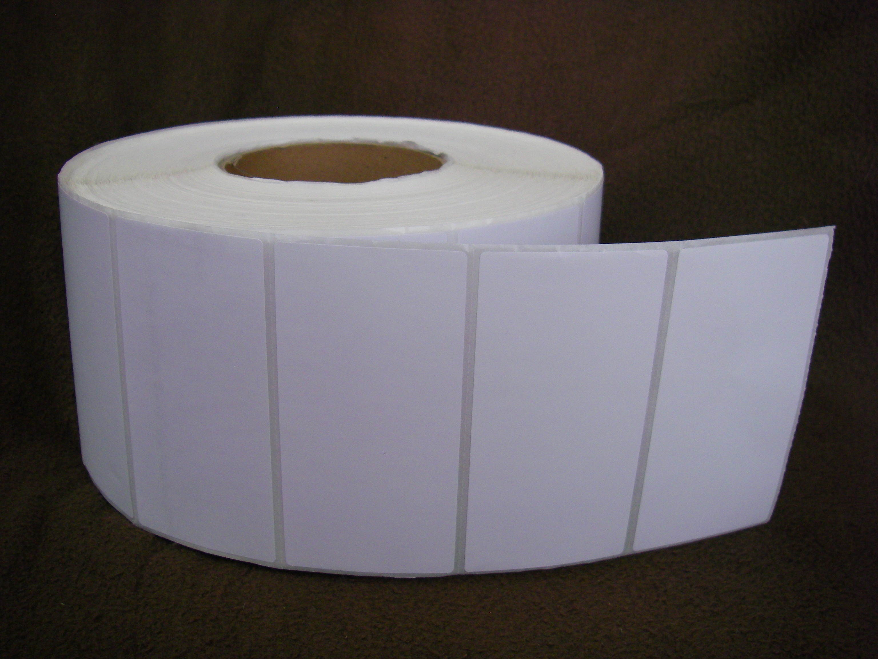 24 Rolls of 4" x 3" Direct Thermal Zebra FASSON Labels 3" inch Core 2800 Labels 4x3