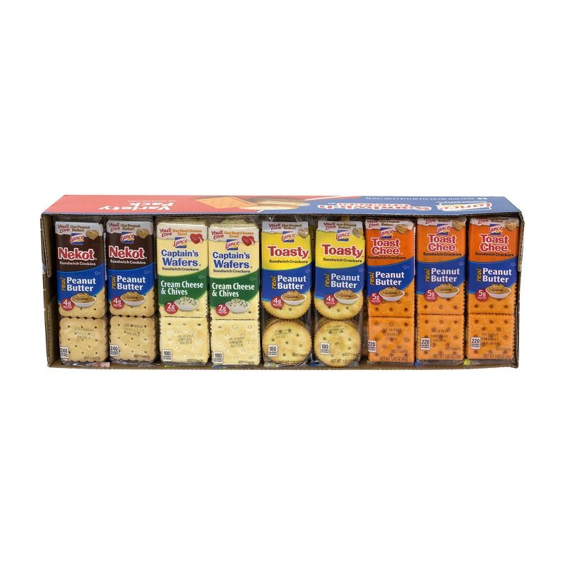 Lance Sandwich Crackers Variety Pack 36ct
