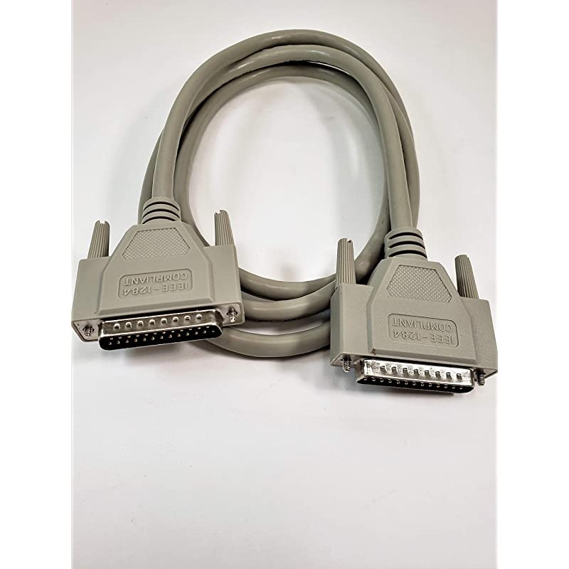 10Ft IEEE 1284 BiDir Parallel AA DB25 MM Cable