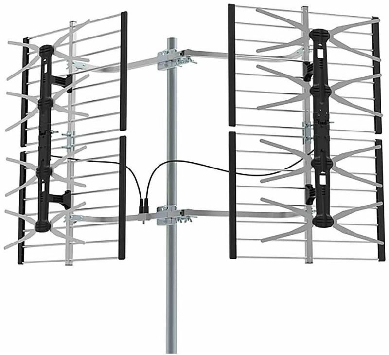 Stellar Labs HDTV 80 Mile Deep Fringe Bowtie Television Antenna - 30-2431