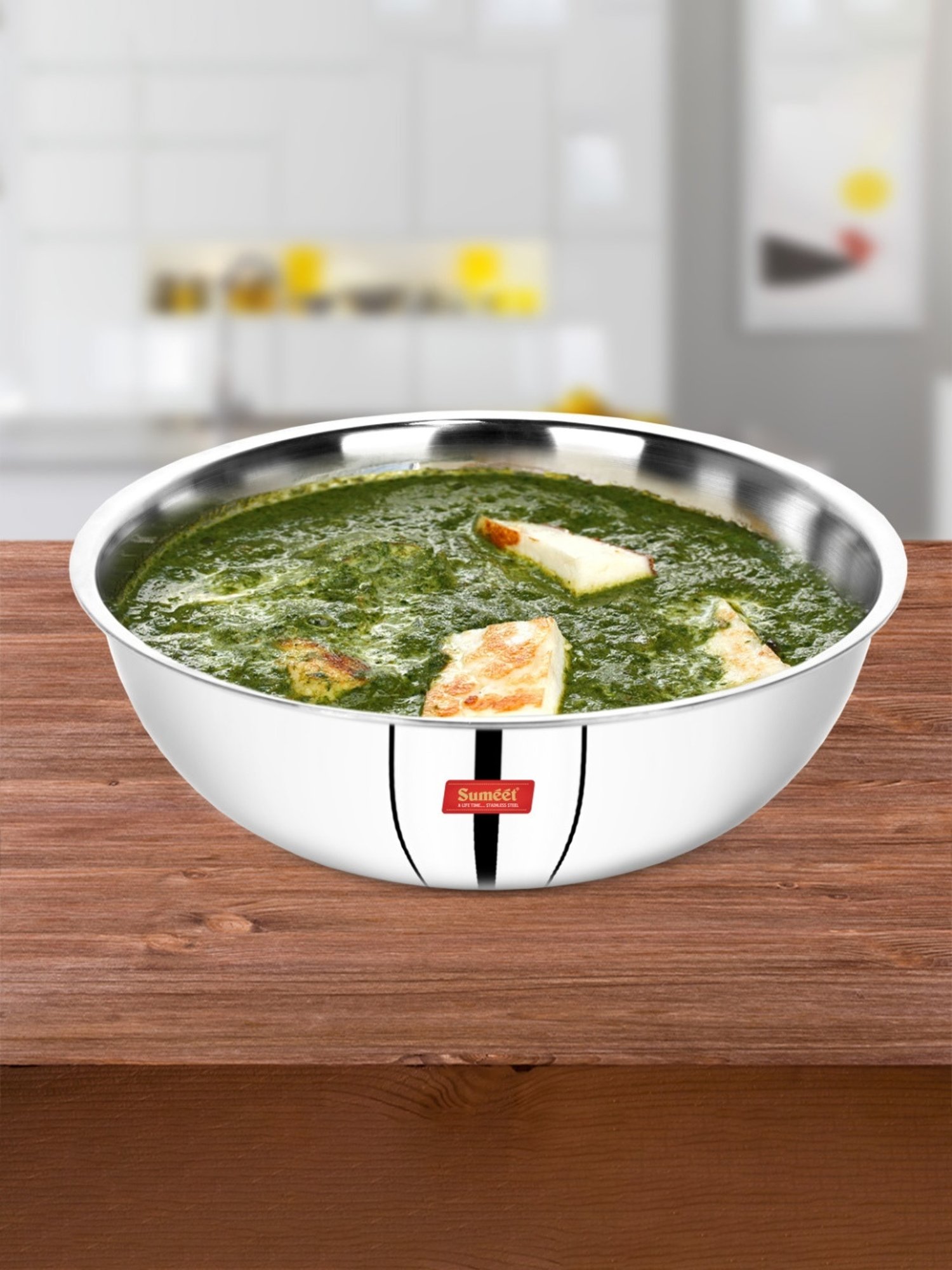 Sumeet Cook Smart TriPly Stainless Steel Tasra - 4Ltr - 28Cm