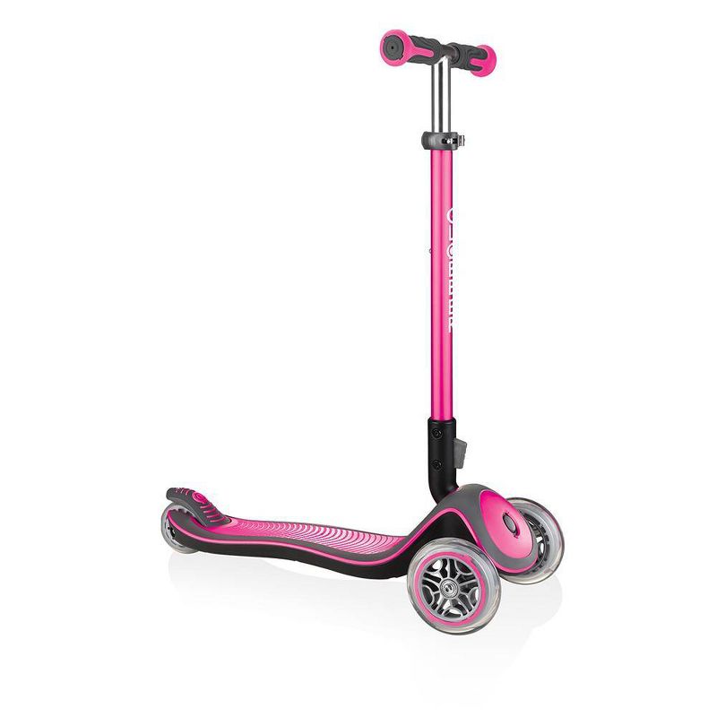 Globber Elite Deluxe Kick Scooter - Deep Pink