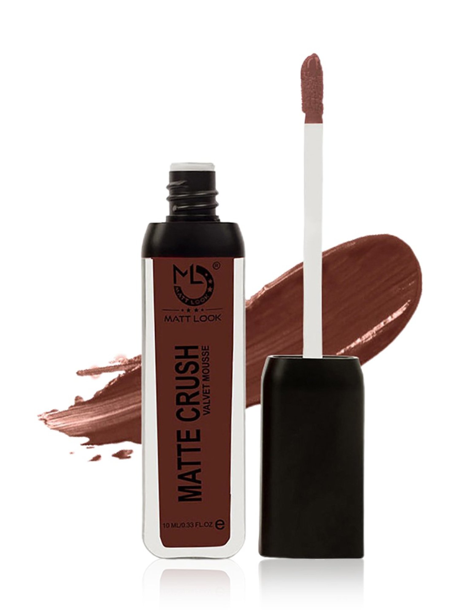Matt Look Matte Crush Velvet Mousse Liquid Lipstick 15 Dark Chocolate - 10 ml