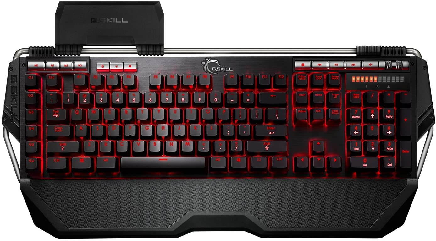G.SKILL RIPJAWS KM780 MX Mechanical Gaming Keyboard - Cherry MX Brown with Gaming Keycaps