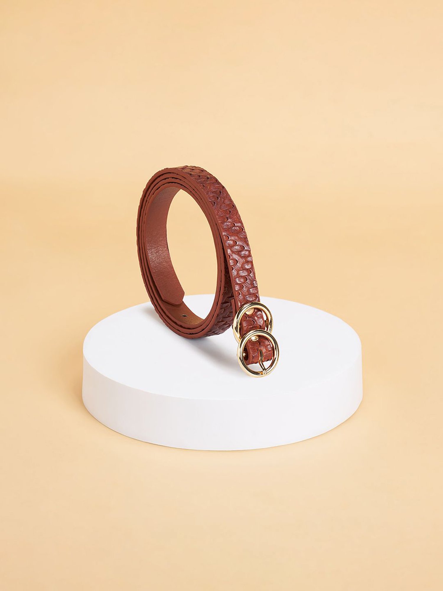 Forever Glam by Pantaloons Navy Narrow Belt for Women